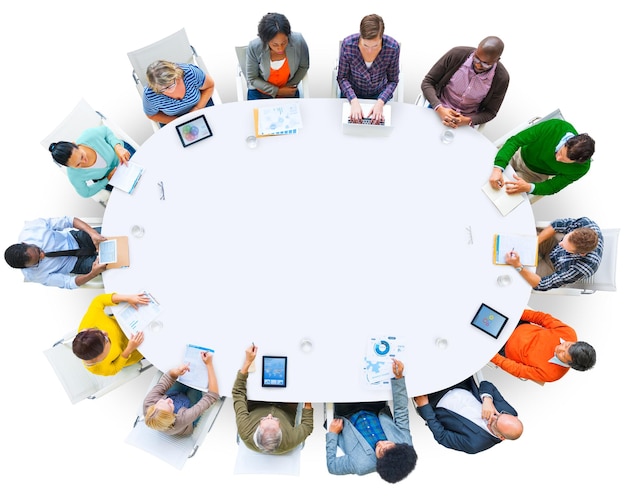 Zespół podczas sesji coachingowej